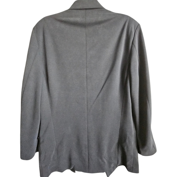 Jhane Barnes Mens Zippered One Button Blazer Sz 40 - Picture 3 of 12